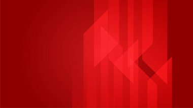 Metin için boş alanı olan beyaz ve kırmızı soyut arkaplan vektörü.