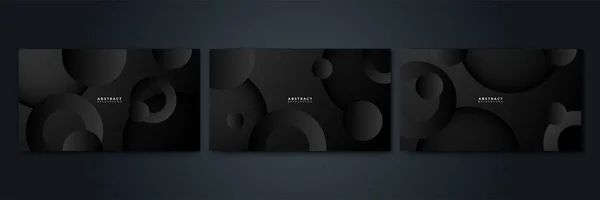 Abstrait Noir Texture Fond Hexagone Illustration Vectorielle — Image vectorielle