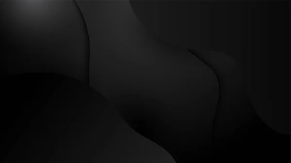 Dark Gradient Abstract Luxury Grey Design Background — Stock Vector
