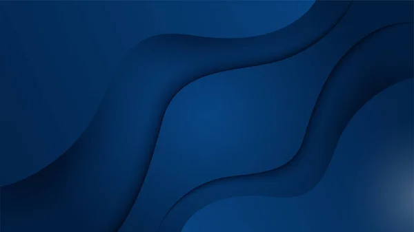 Moderne Fond Bleu Foncé Chevauchement Abstrait Fond Bleu Foncé Avec — Image vectorielle
