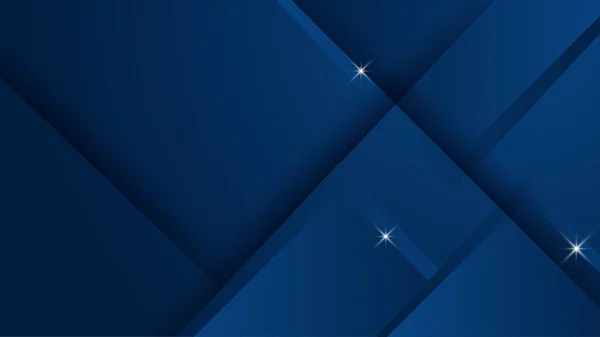 Moderne Fond Bleu Foncé Chevauchement Abstrait Fond Bleu Foncé Avec — Image vectorielle