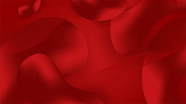 Boîte Bleue Dégradé Rouge Rectangle Abstrait Fond Vectoriel Présentation Design — Image vectorielle