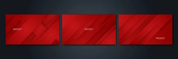 Eleganta Abstrakt Röd Bakgrund Vektor — Stock vektor