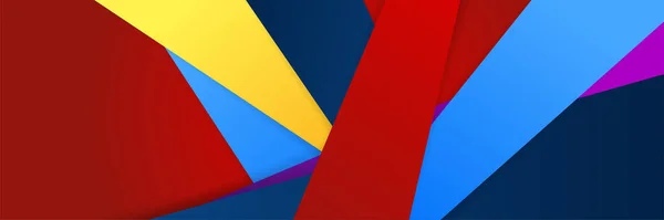 Banner Colorido Abstracto Colorido — Archivo Imágenes Vectoriales