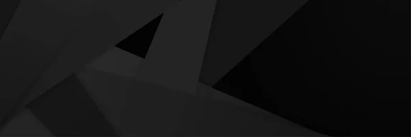現代のダークブラック抽象的なバナーの背景 ベクトル背景スポーツ抽象的な背景黒のテクスチャ — ストックベクタ