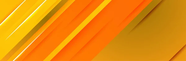 Abstraktní Minimální Oranžový Banner Pozadí Geometrickými Kreativními Minimálními Gradientovými Koncepty — Stockový vektor