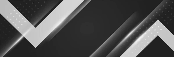 Μαύρο Αφηρημένο Φόντο Banner Διάνυσμα Φόντο Σπορ Αφηρημένο Φόντο Μαύρη — Διανυσματικό Αρχείο