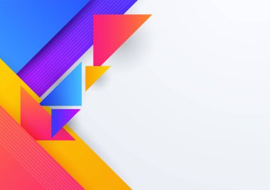 Geometrik tasarım soyut arkaplan ve beyaz boş alan. İş dünyası, şirket, kurum, parti, şenlik, seminer ve görüşmeler için uygun.