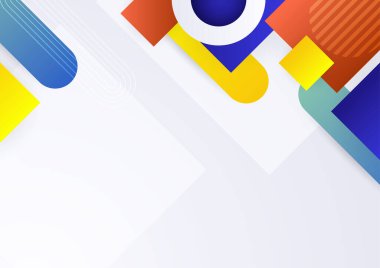 Asgari renk soyut gradyan afiş şablonu arka planı. Beyaz boşluk ile modern vektör dalga şekli çizimi.