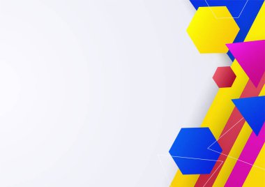 Asgari renk soyut gradyan afiş şablonu arka planı. Beyaz boşluk ile modern vektör dalga şekli çizimi.