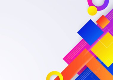 Asgari renk soyut gradyan afiş şablonu arka planı. Beyaz boşluk ile modern vektör dalga şekli çizimi.