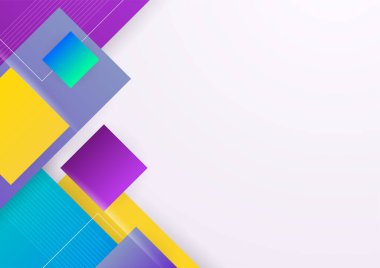 Modern soyut kapaklar seti, minimal kapaklar tasarımı. Renkli geometrik arkaplan, vektör çizimi. İş dünyası, şirket, kurum, parti, şenlik, seminer ve görüşmeler için uygun.