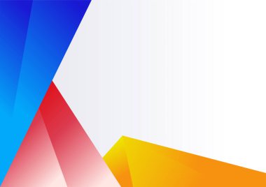 Gölge tasarım arka planına sahip renkli şekil