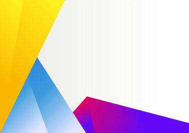 Renkli eğimli geometrik şekil arkaplanı. Gölge tasarımı ile modern şekil soyut arkaplan