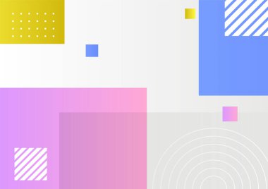 Renkli eğimli geometrik şekil arkaplanı. Gölge tasarımı ile modern şekil soyut arkaplan