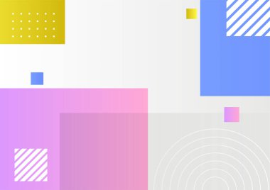 Renkli eğimli geometrik şekil arkaplanı. Gölge tasarımı ile modern şekil soyut arkaplan