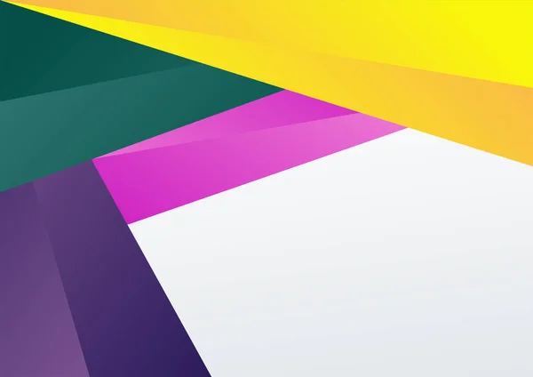 Bunte Farbverlauf Geometrische Form Hintergrund Moderne Form Mit Schatten Präsentationsdesign — Stockvektor