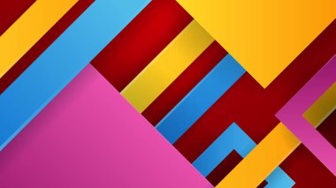 Geometrik şekilli kırmızı eğimli arkaplan element dekorasyonu