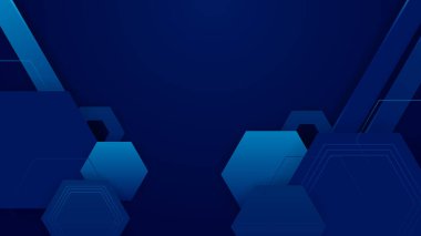 Soyut mavi arkaplan. Vektör soyut grafik tasarım sancak deseni sunum arkaplan şablonu.