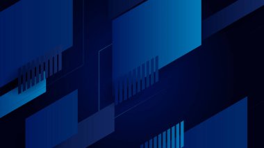 Soyut mavi arkaplan. Vektör soyut grafik tasarım sancak deseni sunum arkaplan şablonu.