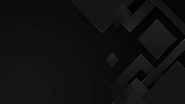 Soyut siyah arkaplan. Vektör soyut grafik tasarım sancak deseni sunum arkaplan şablonu.