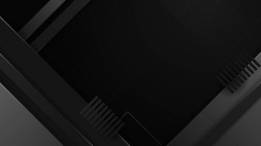 Soyut siyah arkaplan. Vektör soyut grafik tasarım sancak deseni sunum arkaplan şablonu.