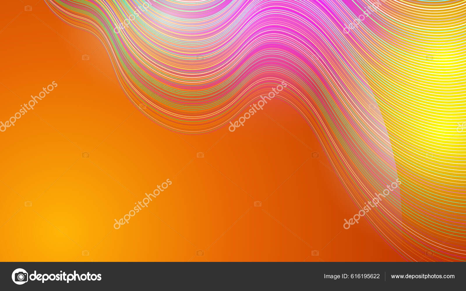 Red Yellow Gradient Geometric Shape Background Stock Vector by ...