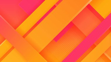 Soyut turuncu ve pembe arka plan. Vektör soyut grafik tasarım sancak deseni sunum arkaplan şablonu.