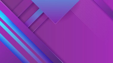 Soyut mor menekşe ve mavi teknoloji arka planı. Vektör soyut grafik tasarım sancak deseni sunum arkaplan şablonu.