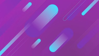 Soyut mor menekşe ve mavi teknoloji arka planı. Vektör soyut grafik tasarım sancak deseni sunum arkaplan şablonu.
