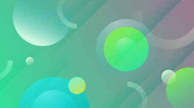 Soyut yeşil teknoloji geçmişi. Vektör soyut grafik tasarım sancak deseni sunum arkaplan şablonu.