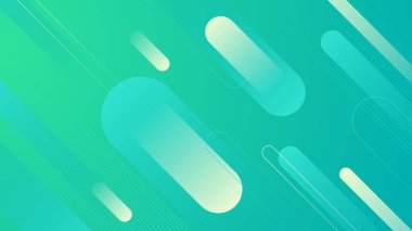 Soyut yeşil teknoloji geçmişi. Vektör soyut grafik tasarım sancak deseni sunum arkaplan şablonu.