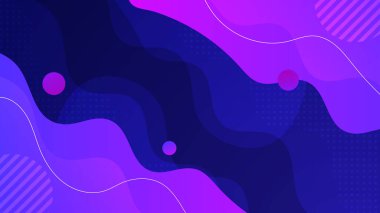 Renkli şekilli soyut tasarım arka planına sahip geometrik pembe dalga soyut arkaplan