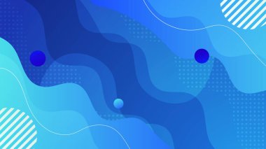 Modern soyut arkaplan hipster tasarımı. Sarı, turuncu ve mavi üst üste bindirme arkaplanı.