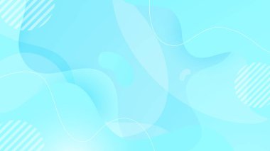 Soyut açık mavi arkaplan. Vektör soyut grafik tasarım sancak deseni sunum arkaplan şablonu.