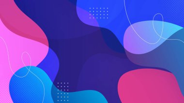 Soyut mor menekşe ve mavi teknoloji arka planı. Vektör soyut grafik tasarım sancak deseni sunum arkaplan şablonu.