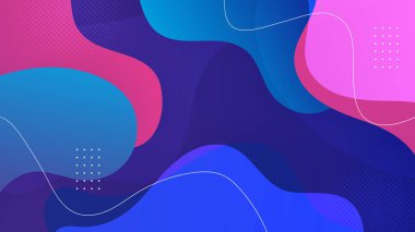 Soyut mor menekşe ve mavi teknoloji arka planı. Vektör soyut grafik tasarım sancak deseni sunum arkaplan şablonu.