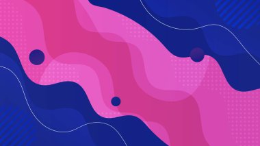 Soyut mor menekşe ve mavi teknoloji arka planı. Vektör soyut grafik tasarım sancak deseni sunum arkaplan şablonu.