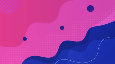 Soyut mor menekşe ve mavi teknoloji arka planı. Vektör soyut grafik tasarım sancak deseni sunum arkaplan şablonu.