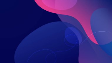 Soyut mor menekşe ve mavi teknoloji arka planı. Vektör soyut grafik tasarım sancak deseni sunum arkaplan şablonu.