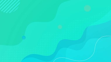 Soyut yeşil teknoloji geçmişi. Vektör soyut grafik tasarım sancak deseni sunum arkaplan şablonu.