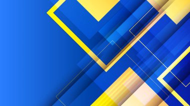 Soyut dinamik mavi ve turuncu arkaplan