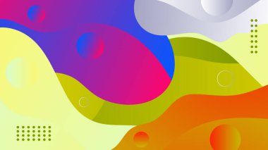 Mavi soyut arkaplan zarif daire şekli