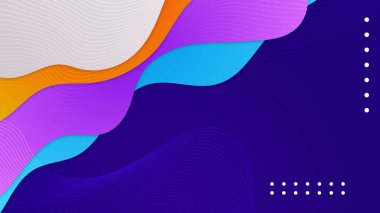 Mavi pembe ve sarı eğimli geometrik arkaplan