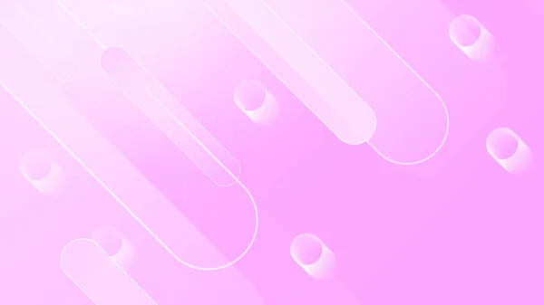 Abstrakter Rosa Und Weißer Hintergrund Vektor Abstrakt Grafik Design Banner — Stockvektor