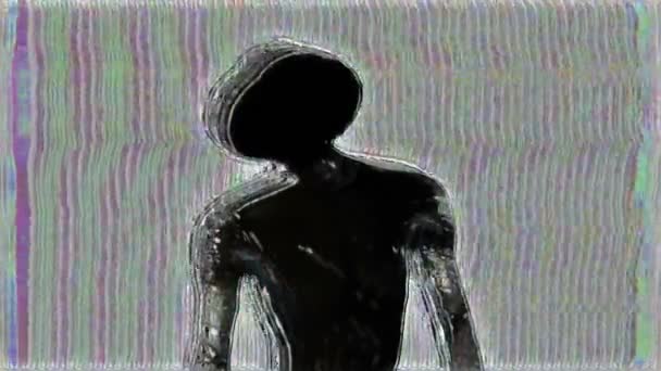 Hat Man Ghost Common Description People Report Stockvideo's