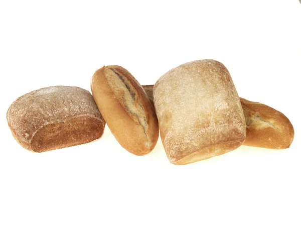 구운된 빵과 롤의 선택 — 스톡 사진