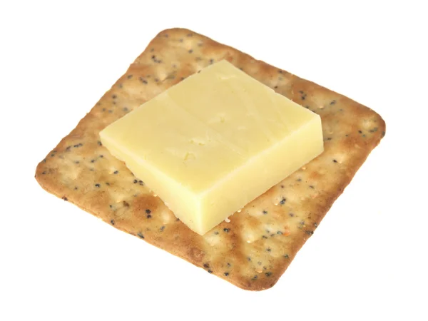 Cracker sajttal — Stock Fotó