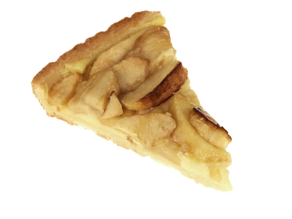 Tranche de tarte aux pommes — Photo