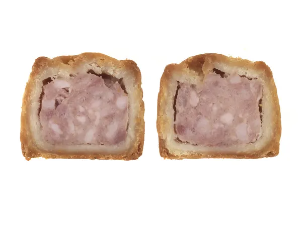 Pork pies nevű tésztába — Stock Fotó